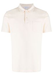 Sunspel short-sleeves cotton polo shirt - Nude