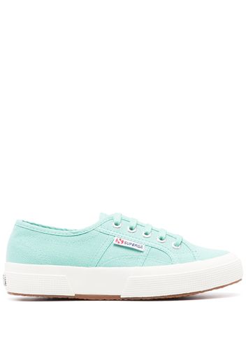 Superga logo-tag low top sneakers - Grün