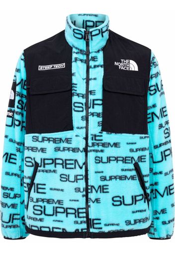 Supreme x The North Face Fleecejacke - Blau