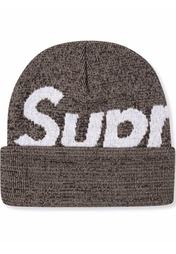 Supreme big logo beanie - Braun