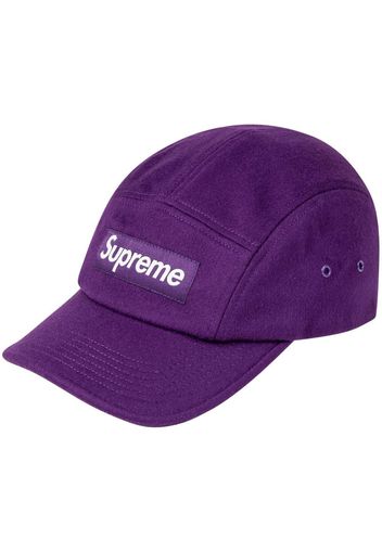 Supreme box-logo camp cap - Violett