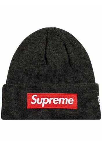 Supreme x New Era box logo beanie - Grau