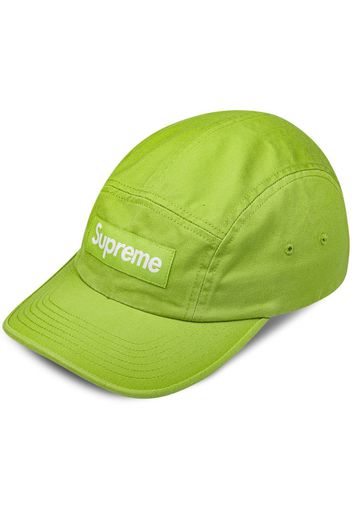 Supreme washed chino twill camp cap - Grün