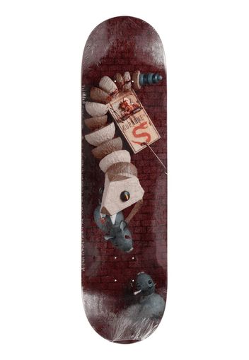 SUPREME x Mike Hill "Snake Trap" skateboard deck - Rot