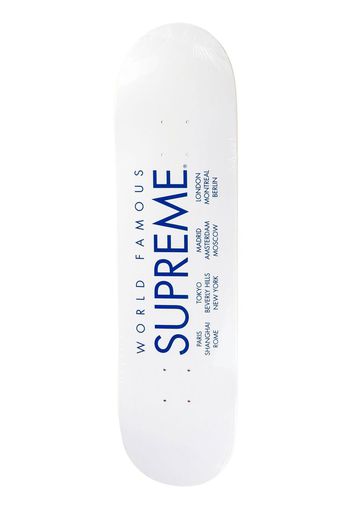 Supreme International skateboard deck - Weiß