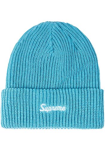 Supreme loose gauge beanie - Blau