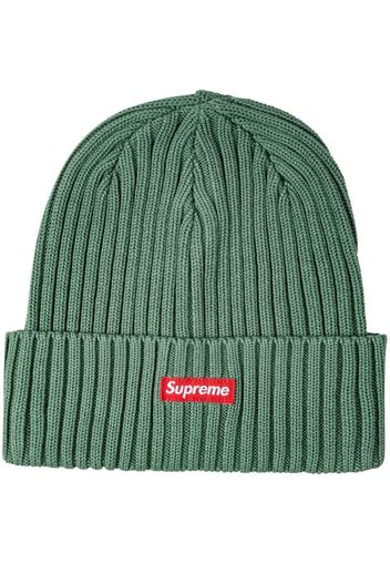 Supreme overdyed rib-knit beanie - Grün