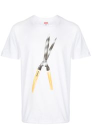 Supreme T-Shirt mit Scheren-Print - Weiß