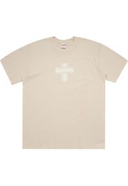 Supreme T-Shirt mit überkreuzten Logos - Nude