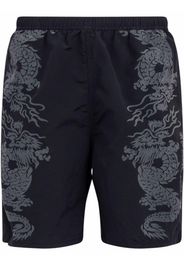 Supreme Dragon water shorts - Schwarz