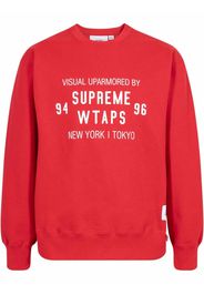 Supreme x WTAPS crew-neck sweatshirt - Rot