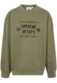 Supreme x WTAPS crew-neck sweatshirt - Grün