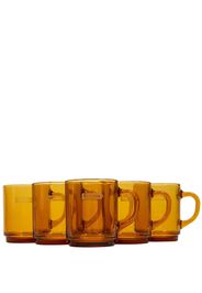 Supreme x Duralex glass "Amber" mugs (set of 6) - Braun
