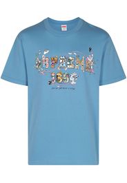 Supreme varsity cotton T-shirt - Blau