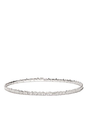 Suzanne Kalan 18kt 'Fireworks Classic' Weißgold-Choker mit Diamanten - WHITE GOLD