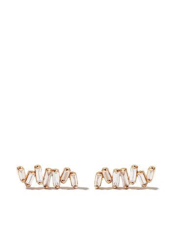 Suzanne Kalan 18kt 'Classic Fireworks' Rotgoldohrstecker mit Diamanten - ROSE GOLD