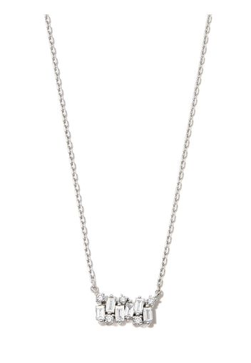 Suzanne Kalan 18kt white gold diamond necklace - Silber