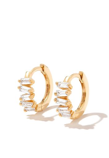 Suzanne Kalan 18kt yellow gold diamond earrings