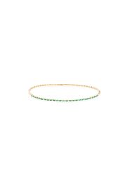 Suzanne Kalan 18kt Gelbgold-Choker mit Smaragden - METALLIC