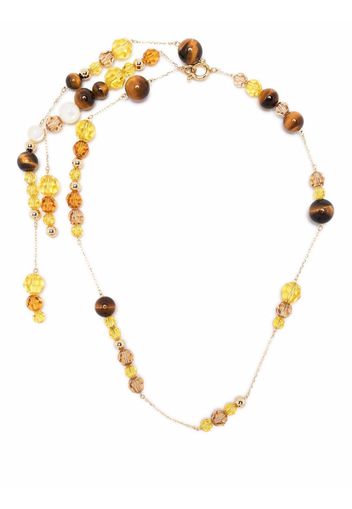 Swarovski Somnia bead-embellished necklace - Gelb