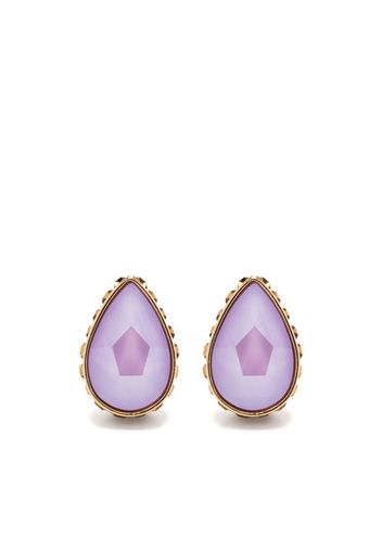 Swarovski Orbita stud earrings - Violett