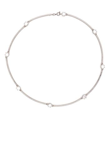 Swarovski Constella crystal-embellished necklace - Silber