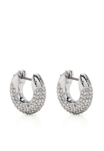 Swarovski Dextera crystal-embellished hoop earrings - Silber