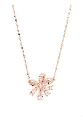 Swarovski Volta bow pendant necklace - Gold