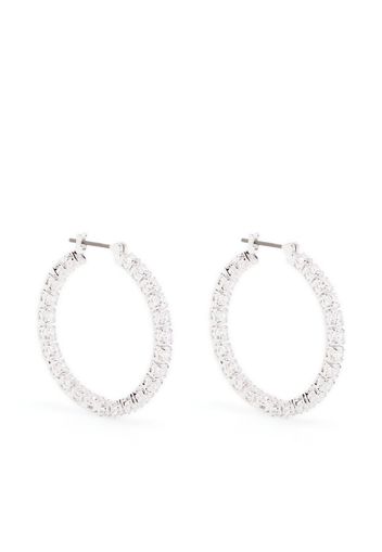 Swarovski Matrix hoop earring - Silber