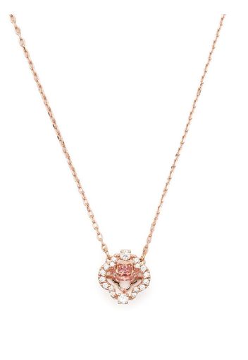 Swarovski crystal-embellished pendant chain - Gold