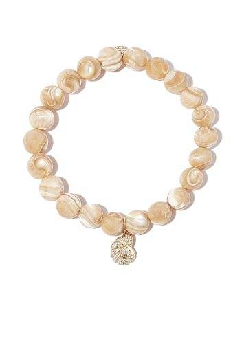 Sydney Evan 14kt yellow gold mother-of-pearl bracelet