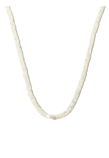 Sydney Evan 14kt yellow gold mother-of-pearl and diamond necklace