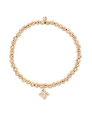 Sydney Evan 14kt yellow gold beaded charm bracelet