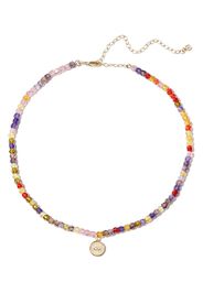 Sydney Evan 14kt yellow gold Evil Eye beaded necklace