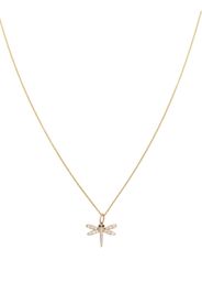 Sydney Evan 14kt yellow gold dragonfly charm necklace