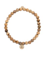 Sydney Evan 14kt yellow gold Buddha beaded bracelet - Braun