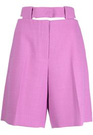 System cut-out tailored shorts - Violett