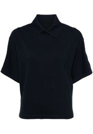 System asymmetric cotton polo shirt - Blau