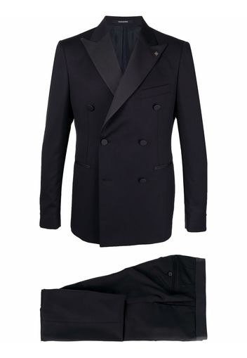 Tagliatore fitted double-breasted suit - Blau