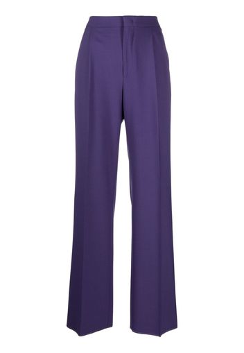 Tagliatore Pamira pressed-crease palazzo pants - Violett