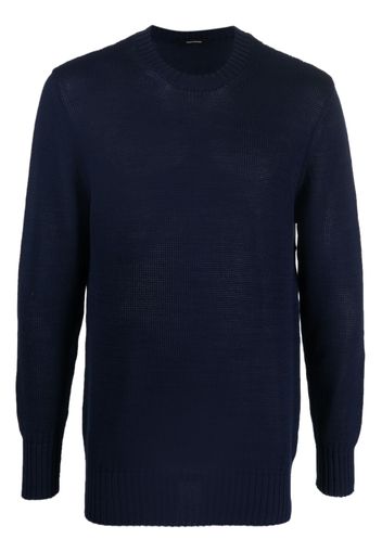 Tagliatore fine-knit cotton jumper - Blau