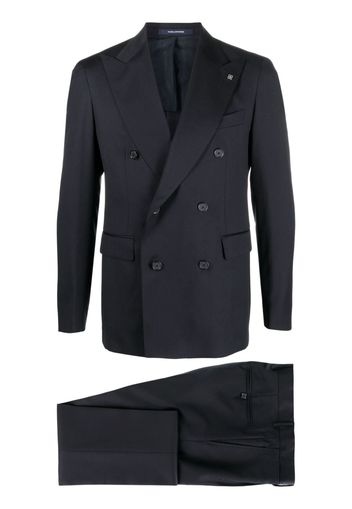 Tagliatore double-breasted wool suit - Blau