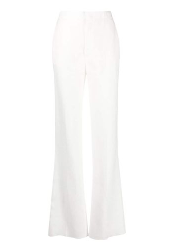 Tagliatore high-waisted flared trousers - Weiß