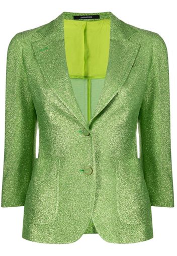 Tagliatore metallic single-breasted blazer - Grün