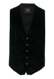 Tagliatore single-breasted panelled waistcoat - Schwarz