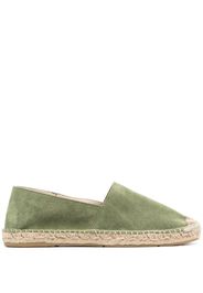 Tagliatore round-toe leather espadrilles - Grün