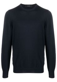 Tagliatore Pullover mit rundem Ausschnitt - Blau