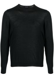 Tagliatore long-sleeve fine-knit jumper - Schwarz