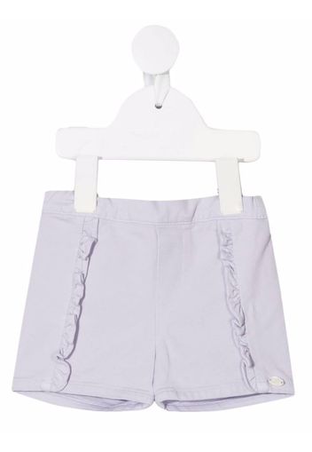 Tartine Et Chocolat ruffle-detail knee-length shorts - Violett