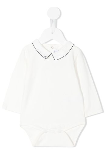 Tartine Et Chocolat polo-collar cotton body - Weiß